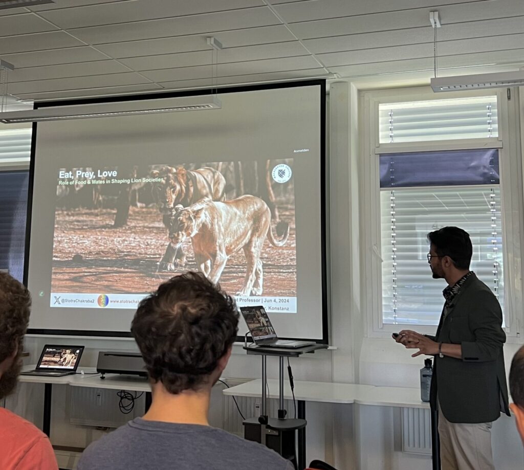 Stotra Presents at the Max Planck Institute of Animal Behavior’s Seminar Series at Konstanz, Germany (Link) [July 2024]
